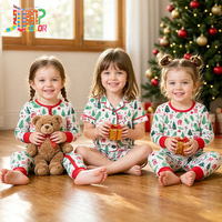 Ensemble de pyjamas de Noël pour la famille Tiaose, motif de Noël mignon, pyjamas assortis pour les fêtes