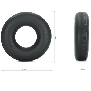 Almohadillas de Repuesto para Auriculares Sony <span class=keywords><strong>WH</strong></span> <span class=keywords><strong>CH520</strong></span>, Almohadillas de Cuero Proteico de Primera Calidad, Esponja de Alta Densidad, Aislamiento de Ruido - Product Image 2