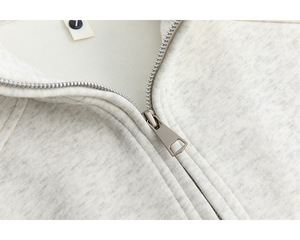 L8017 <b>Men's</b> Essential Half <b>Zip</b> Stand Collar Sweatshirt Custom Relaxed Fit Comfortable Drop Sleeve <b>Quarter</b> <b>Zip</b> Plain Winter - Product Image 5