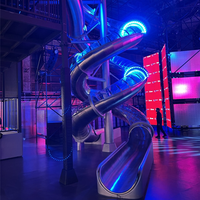Fabricant vérifié de projets de parcs de jeux intérieurs Cyberpunk, équipement de parc d'attractions personnalisé avec parcours de parkour en cordes hautes