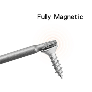 Punta de Destornillador <span class=keywords><strong>Torx</strong></span> T10 de 200 mm de Largo, Vástago Hexagonal de 1/4 de Pulgada, Acero de Aleación S2, Fuerte Magnético, para Reparación de Electrónica en Orificios Profundos - Product Image 5
