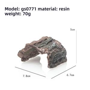 Refugio <span class=keywords><strong>de</strong></span> corteza <span class=keywords><strong>de</strong></span> árbol duradero con agujero para escondite <span class=keywords><strong>de</strong></span> reptiles <span class=keywords><strong>de</strong></span> <span class=keywords><strong>Isla</strong></span> <span class=keywords><strong>de</strong></span> tortuga ecológica con plataforma <span class=keywords><strong>de</strong></span> escalada para terraza solar - Product Image 3