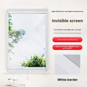 Moderno auto-installazione retrattile scorrevole zanzara in lega di alluminio rullo per bagno e soggiorno di rete in poliestere - Product Image 6