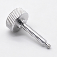 Tornillo de Ajuste Moleteado de Aleación de Aluminio Anodizado, Mecanizado por CNC, para Fijación de Equipos