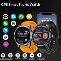 Smartwatch GPS FT66 con Schermo AMOLED HD da 1,43 Pollici, Impermeabile 5ATM, Luce SOS, Bussola, Pressione Barometrica, Monitoraggio dell'Altitudine e del Sonno