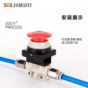 Válvula Manual de Botón de Tres Vías y Dos Posiciones VM130-01-33A VM120-01 Piezas Neumáticas/Mecánicas - Product Image 2