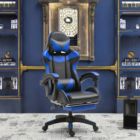 Chaise de jeu d'ordinateur ergonomique pivotante Yinlong chaise de jeu de course E-Sports avec repose-pieds et siège de Massage pliable de Massage