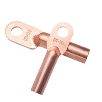 BOERDA DT-50 – Borne annulaire robuste en cuivre étamé 50 mm² pour câble de batterie, connecteur pour distribution d'énergie électrique