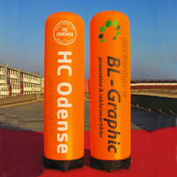 Colonne publicitaire gonflable avec logo personnalisé pour la promotion de la marque