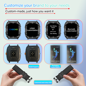 SENBONO M99 4G Smartwatch 2.16-inch AMOLED IP67 Wi-Fi GPS SIM <strong>NFC</strong> Flashlight Sports Outdoor <strong>Android</strong> AI Voice Assistant Large - Product Image 3