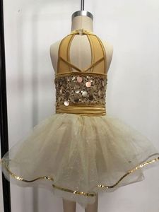 Long lanh paillette Spandex vạt áo satin dây ăn mặc với cung chi tiết đính cườm long lanh Saree cho khiêu vũ và múa ba lê hiệu suất mặc - Product Image 2