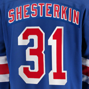 New York 10 Artemi Panarin 93 Mika Zibanejad 31 gmail.com Shesterkin 20 Chris Kreider 88 Kane 73 Rempe pakaian hoki es - Product Image 4