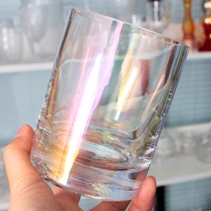 Pot à <span class=keywords><strong>bougie</strong></span> en verre FENGJUN, surface irisée, pour décoration de Noël, résistant à la chaleur, emballage de <span class=keywords><strong>bougie</strong></span> écologique - Product Image 3