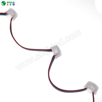Lumière ponctuelle LED RGB à pixels DC 5V 20mm IP66 pour aménagement paysager avec corps de lampe en PVC, IRC 85 et durée de vie de 50 000 heures pour utilisation en extérieur/intérieur