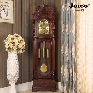 นาฬิกาตั้งพื้น JOICO ไม้เนื้อแข็ง แบบลูกตุ้มแนวตั้ง อนาล็อก วินเทจ เรียบง่าย สไตล์ยุโรป เครื่องกล บอกเวลา ชั่วโมง สำหรับห้องนั่งเล่นสมัยใหม่ - Product Image 2
