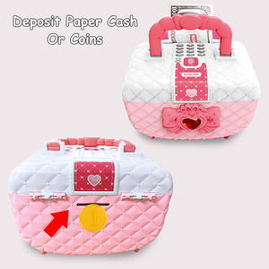 子供用おもちゃABS電子メイクアップボックス安全子供用マネーボックスピギーバンク女の子用マネーボックスピギーバンク子供用 - Product Image 4