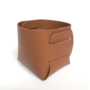 Boîte de rangement en cuir pliable pour <span class=keywords><strong>bureau</strong></span>, plateau de rangement nordique en PU, porte-clés de porche, rangement divers, organisateur de maquillage, <span class=keywords><strong>panier</strong></span>, porte-stylos - Product Image 5