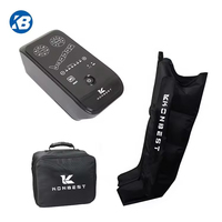 Masseur pour les pieds et les jambes, bottes de récupération à ondes d'air portables, taille réglable, modes doux, minuterie, AS ALL STAR CE