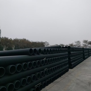 Chất lượng cao Đen HDPE đôi tường sóng cống cống ống linh hoạt bền giá thấp chịu áp lực cao - Product Image 5