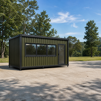 Unité de maison mobile individuelle avec salle de bain, cuisine et espace de couchage