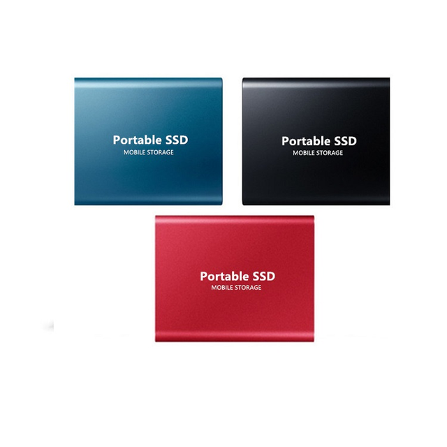 2TB Portable External Mobile Hard Disk PSSD SSD Aluminum Alloy Metal Mobile Solid State Disk