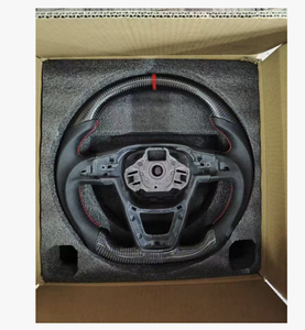 YLC per <span class=keywords><strong>Cupra</strong></span> Formentor VZ5 Leon Tavascan Terramar Born Ateca Volante in Vera Fibra di Carbonio Stile Racing Personalizzato con SmartLED - Product Image 5