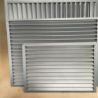 Fenêtre à persiennes de conception solide Verre à fenêtre à persiennes en aluminium
