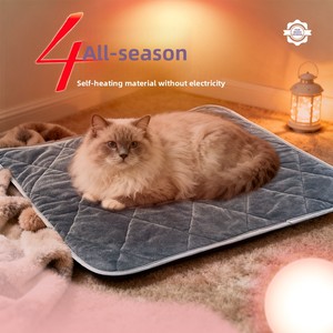 Tapis pour animaux de compagnie à vendre, tapis de sol pour animaux de compagnie, tapis chauffant auto-chauffant, température constante, coussin multicouche, type tissu - Product Image 1