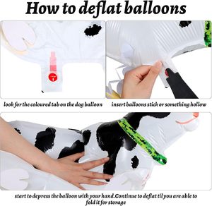 ลูกโป่งฟอยล์รูปสัตว์เดินลูกโป่งฮีเลียมสำหรับสัตว์เลี้ยงใ<span class=keywords><strong>ช</strong></span>้ใน<span class=keywords><strong>ฟาร์ม</strong></span>สัตว์ลูกโป่งตกแต่งงานปาร์ตี้ - Product Image 3