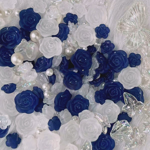 بيع بالجملة في شكل غرام/كيس جديد بلوري ورد DIY كريم غراء مصنوع يدويًا أشكال مختلطة من الخرز الأكريليك السائب - Product Image 2