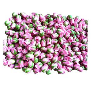 Miniature <b>Clay</b> Rosebuds For <b>Crafts</b> And Jewelry Handmade Thai Flowers 1.5 Cm Perfectly Crafted In Miniature Form These Flowers - Product Image 1