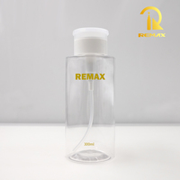 Flacon professionnel de 300 ml pour dissolvant de vernis à ongles avec pompe