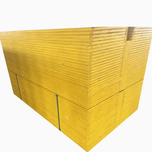 Tablero de Contrachapado Industrial Ecológico de <span class=keywords><strong>Pino</strong></span> de 3 Capas para Encofrado, Panel de Encofrado Amarillo Triple E1 - Product Image 4