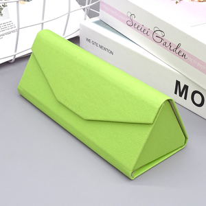 Mới tốt nhất-bán Màu sắc quá khổ da tùy chỉnh PU quá khổ có thể gập lại cận thị kính có thể gập lại Kính mát trường hợp - Product Image 5