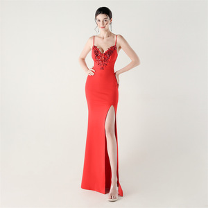 ชุดราตรีทรงเมอร์เมดประดับลูกไม้หรูหรา รุ่นใหม่ปี 2026 พร้อมโครงเสริมเอวและเชือกผูก เหมาะสำหรับงานกาล่าดินเนอร์ปาร์ตี้ - Product Image 1