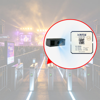 LONVILL Faible consommation d'énergie 170mA 360 °   Moteur de lecture de codes Aztec rotatifs pour les systèmes de billetterie de festivals à grande échelle