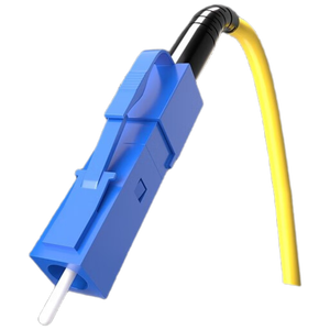 Cavo Patch in Fibra Ottica da 1m (3ft) 2 Fibre LC UPC Duplex a LC UPC Duplex Single Mode (OS2) Riser (OFNR) 2.0mm con Buffer Stretto Giallo - Product Image 4