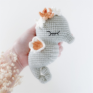 Bella <span class=keywords><strong>Amigurumi</strong></span> animali del mare uncinetto il bel cavalluccio marino uncinetto carino piccolo cavalluccio marino giocattolo per i bambini - Product Image 3