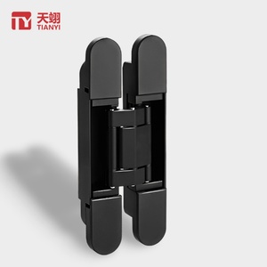Herrajes Ajustables 3D de 180° de Ángulo Amplio con Cierre Suave, de Aleación de Zinc Niquelado, de 35 mm, para Muebles, Gabinetes, Puertas de Madera de Cocina y Dormitorio - Product Image 1
