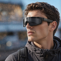 Lunettes de soleil intelligentes avec caméra pour le cyclisme en extérieur, enregistrement vidéo et audio
