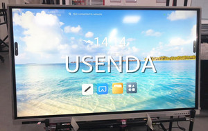 Bảng trắng tương tác chống chói 4k tất cả trong một cảm ứng <span class=keywords><strong>PC</strong></span> giảng dạy và cuộc họp tấm phẳng 75 inch bảng tương tác - Product Image 2