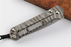 Navaja Plegable de Acero Inoxidable Gris, Herramienta para Cortar Frutas de Uso Diario en el Hogar - Product Image 4