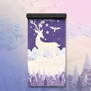 เสื่อโยคะยางหนังกลับสไตล์สปอร์ตปรับแต่งได้เป็นมิตรกับสิ่งแวดล้อมและย่อยสลายได้ทางชีวภาพเพื่อความอุ่นใจ - Product Image 1