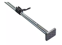 Barre de cargaison télescopique résistante d'acier inoxydable support de triangle de 38mm zingage de norme industrielle pour des camions de fourgons de cargaison
