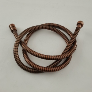 Modern Design Luxury <strong>Red</strong> Bronze Flexible Stainless Steel Bathroom <strong>Bidet</strong> Plumbing Shower Rain Water Hose Tube - Product Image 2