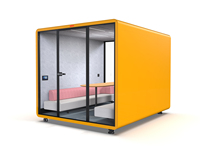 Cabine de réunion acoustique autoportante OMNI avec ventilation d'air frais