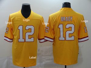 Maglia da Football americano di alta qualità 2025 maglia da Football americano #12 BRADY per ragazzi e uomini - Product Image 6