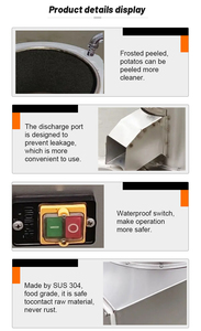 Machine automatique à éplucher et à trancher les fruits pour le gingembre et les croustilles en Égypte - Product Image 5