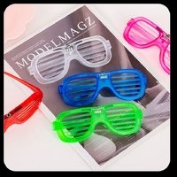 Lunettes de fête LED cool, décoration de fête tendance, lunettes lumineuses LED pour anniversaire, boîte de nuit, bar