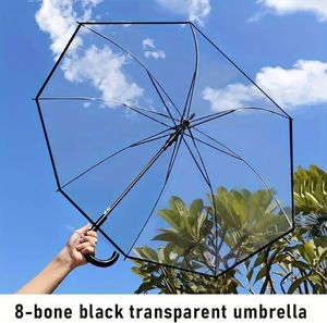 <span class=keywords><strong>Parapluie</strong></span> droit <span class=keywords><strong>transparent</strong></span> personnalisé de style <span class=keywords><strong>japonais</strong></span> <span class=keywords><strong>Parapluie</strong></span> <span class=keywords><strong>transparent</strong></span> en PVC pour enfants avec poignée en plastique semi-automatique Vente en gros - Product Image 3